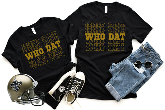 WHO DAT T-shirt